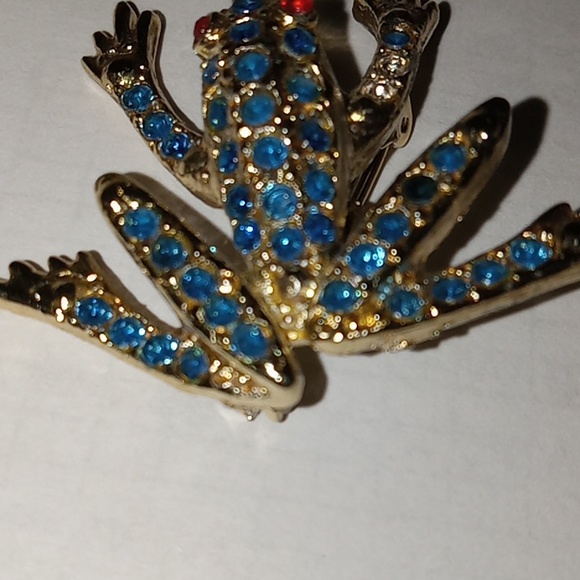 Vintage frog brooch - Picture 2 of 5